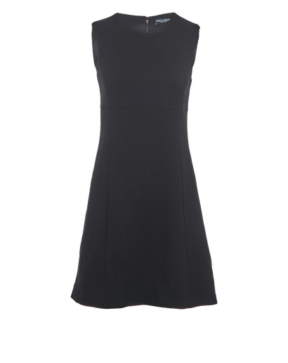 Dolce & Gabbana Sleeveless Mini Dress, &pound;150, Clothing, Black, Wool, Front view
