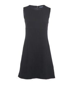 Dolce & Gabbana Sleeveless Mini Dress, Wool, Black, UK8, 3*
