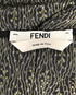 Fendi Pleated Midi Dress, £350, Clothing, Black/Green, Silk, Other view