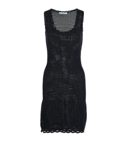 Prada Crochet Dress, Cotton, Blue, UK8, 1*