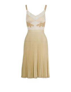 Burberry Spring 2019 RTW Runway Dress, Leather, Brown/Beige, UK2, 2*