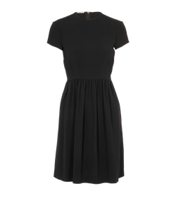 Miu Miu Midi Dress, Viscose, Black, UK4, 2*