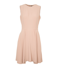 Alexander McQueen Sleeveless Dress, Acetate/Viscose, Pink, UK10, 2*