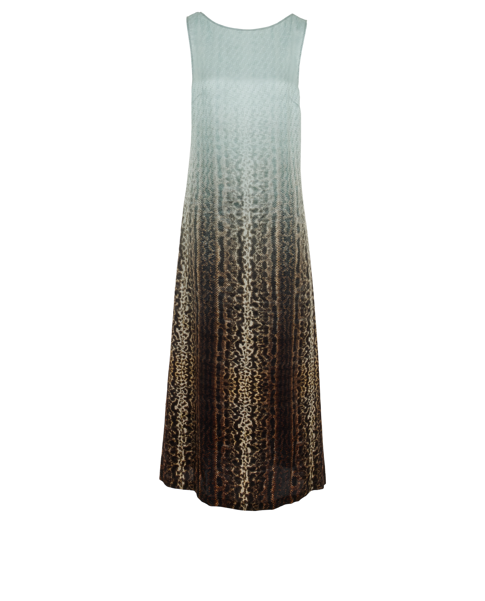 f&f ladies dresses Pre-loved Fendi FF Snake Maxi Dress occasion-Party Wear Party-Dresses