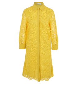 Loro Piana Evangeline Infinite Midi Dress, Cotton, Yellow, UK10, 3*