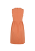 Fendi Sleeveless Embellished Dress, £150, Clothing, Orange, Silk, Back view