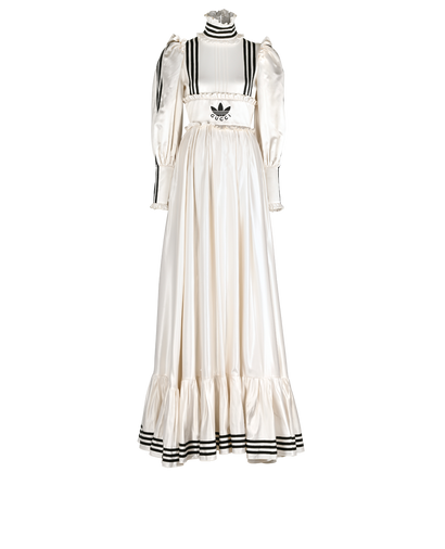 SOLD AS SEEN Gucci x Adidas Dress UK8 (holes on skirt, &pound;280, Clothing, Cream, Silk, Front view