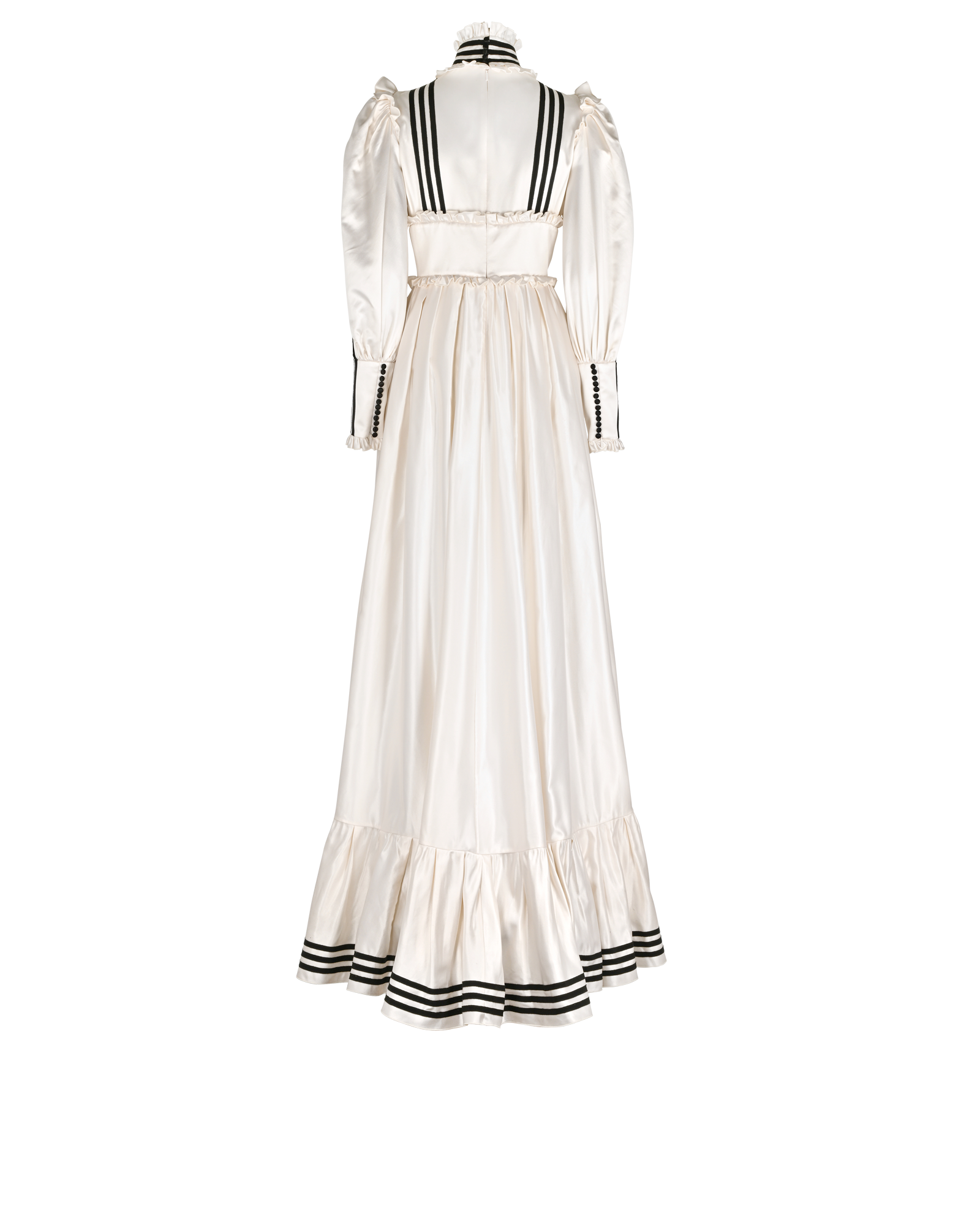 SOLD AS SEEN Gucci x Adidas Dress UK8 (holes on skirt, &pound;280, Clothing, Cream, Silk, Back view