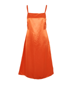 Loewe Slip Dress, Viscose, Orange, UK8, 3*