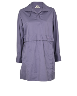 Hermes Short Polo Dress, Cotton, Purple, UK 10, 3*