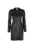 Chanel Long Sleeves Dress, &pound;750, Clothing, Black, Leather, Front view