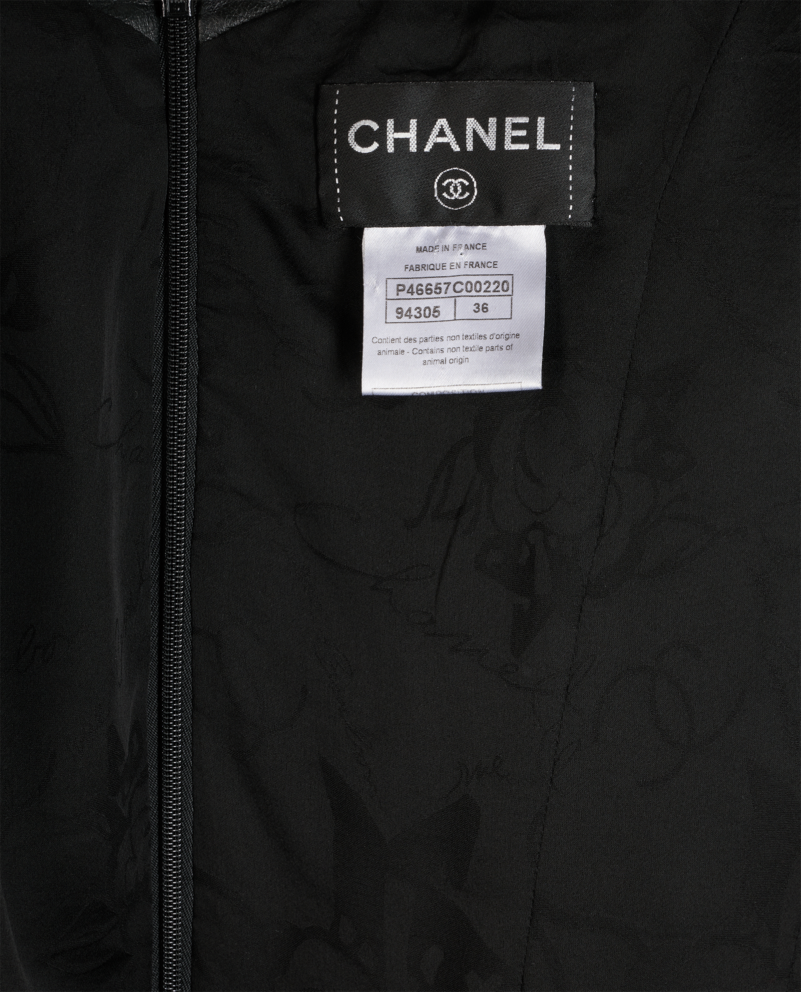 Chanel Long Sleeves Dress, &pound;750, Clothing, Black, Leather, Other view