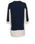 Celine Two-Tone Mini Dress, £220, Clothing, Navy/White, Viscose, Back view