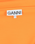 Ganni Midi V-Neck Dress, £80, Clothing, Orange, Fabric, Other view