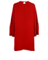 Valentino Mini Dress, £180, Clothing, Red, Silk, Back view