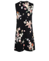 Dolce & Gabbana Floral Dress, £250, Clothing, Navy, Viscose, Back view