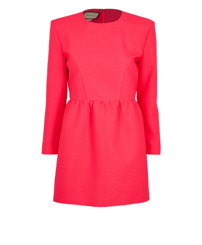 Gucci Mini Dress, £290, Clothing, Pink, Polyester (Polymer), Front view