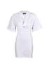 Jacquemus La Robe T-Shirt Bahia Dress, £130, Clothing, White, Cotton, Front view