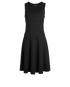 Joseph Sleeveless Dress, £120, Clothing, Black, Viscose, Front view