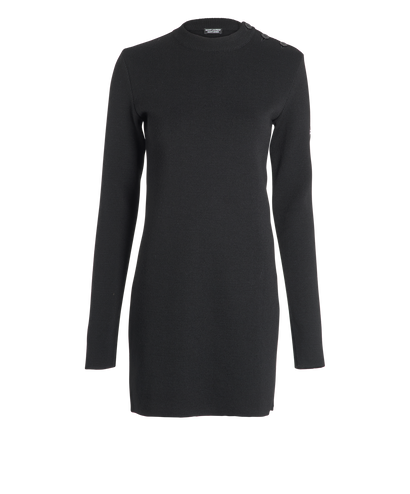 Saint Laurent X Saint James Jumper Dress, £350, Clothing, Black, Wool, Front view