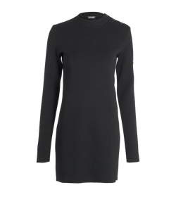 Saint Laurent X Saint James Jumper Dress, Wool, Black, Sz M, 3*