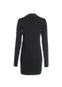 Saint Laurent X Saint James Jumper Dress, £350, Clothing, Black, Wool, Back view