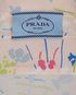 Prada Floral Pleated Dress, £280, Clothing, Cream, Silk, Other view