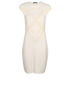 Alexander McQueen Honeycomb Dress, £150, Clothing, Cream, Viscose, Front view