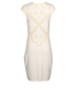 Alexander McQueen Honeycomb Dress, £150, Clothing, Cream, Viscose, Back view