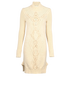 Isabel Marant Cable Knit Dress, £250, Clothing, Cream, Wool, Front view