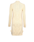 Isabel Marant Cable Knit Dress, £250, Clothing, Cream, Wool, Back view