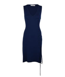 Christian Dior Sleeveless Dress, Wool, Blue, UK6, 2*
