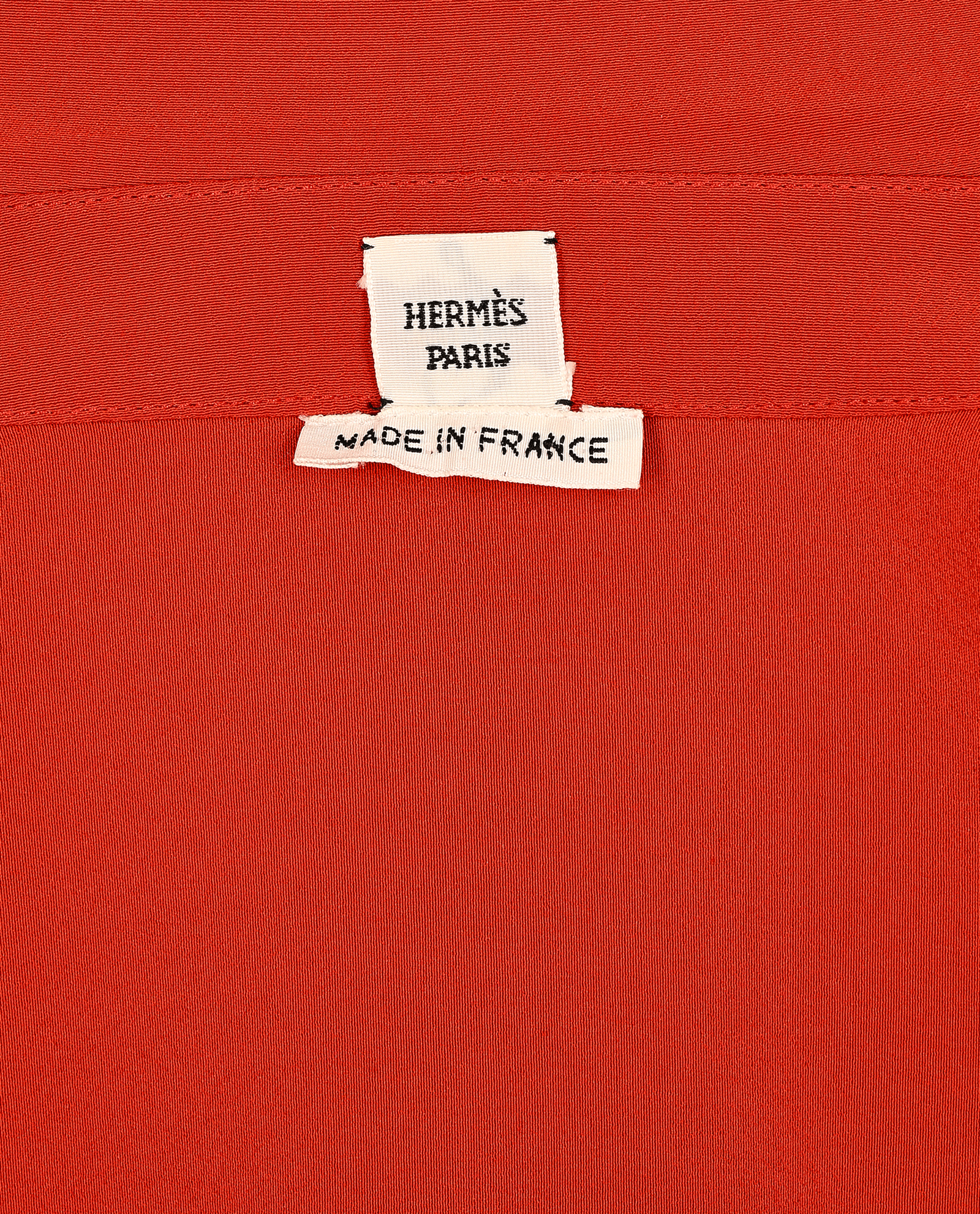 Hermes Belted Shirt Dress, &pound;350, Clothing, Orange, Silk, Other view