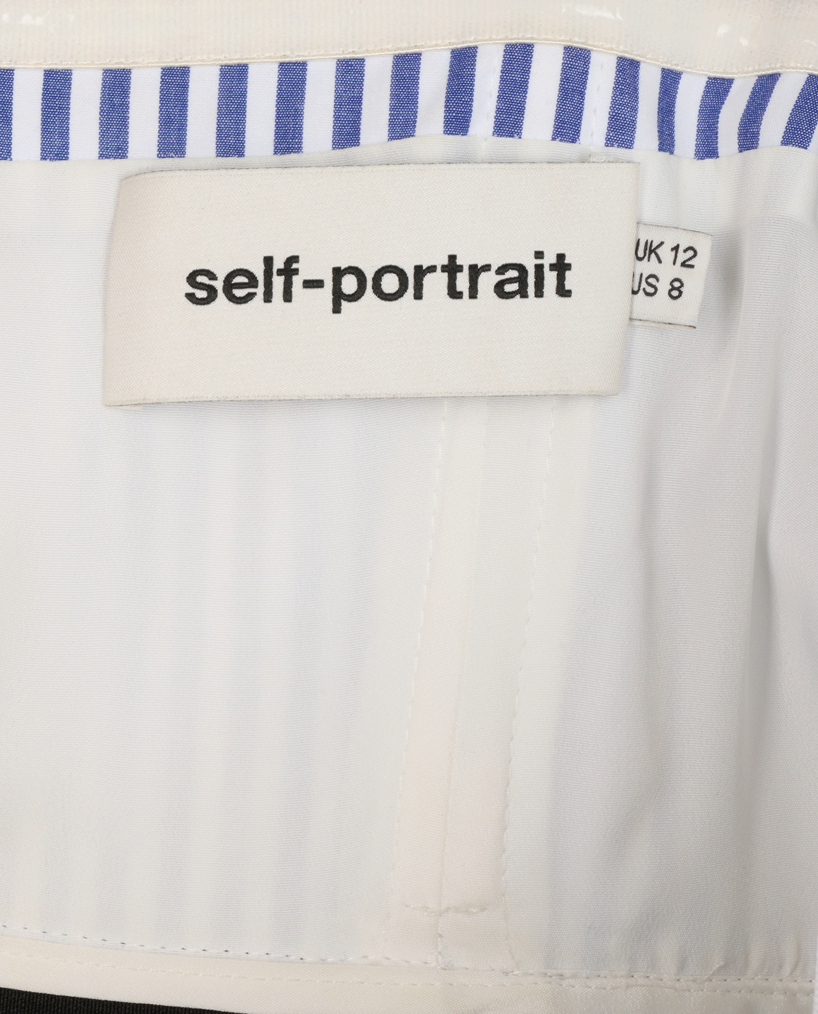 Self Portrait Striped Sailor Dress, &pound;130, Clothing, Blue/White, Cotton, Other view