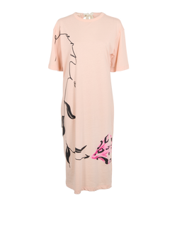 Marni T-shirt Dress, Cotton, Pink, UK8, 2*