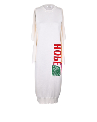 Chloe x Corita Kent Hope Dress, £110, Clothing, Cream, Wool, Front view