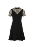 Louis Vuitton Short Sleeves Dress, £350, Clothing, Black/Gold, Polyester Mix, Front view