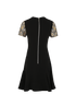 Louis Vuitton Short Sleeves Dress, £350, Clothing, Black/Gold, Polyester Mix, Back view
