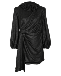 Gucci Long Sleeves Dress, Silk, Black, UK14, 2*