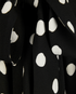 Saint Laurent Polka Dot Tie-Neck Dress, &pound;330, Clothing, Black, Viscose, Other view