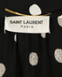 Saint Laurent Polka Dot Tie-Neck Dress, &pound;330, Clothing, Black, Viscose, Other view