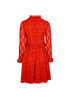 Gucci Lace Flower Dress, £350, Clothing, Red, Viscose, Back view