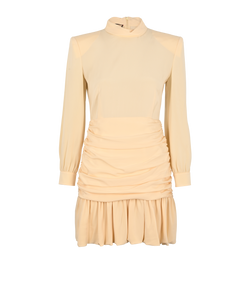 Gucci Ruffles Dress, Silk, Cream, UK10, 3*