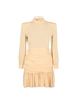 Gucci Ruffles Dress, £295, Clothing, Cream, Silk, Front view