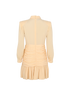 Gucci Ruffles Dress, £295, Clothing, Cream, Silk, Back view