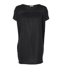 Miu Miu Dress, Cotton/Silk, Blk/Blue, UK10, 2*