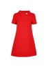 Valentino Crepe Couture Short Dress, £595, Clothing, Red, Silk/Wool, Front view