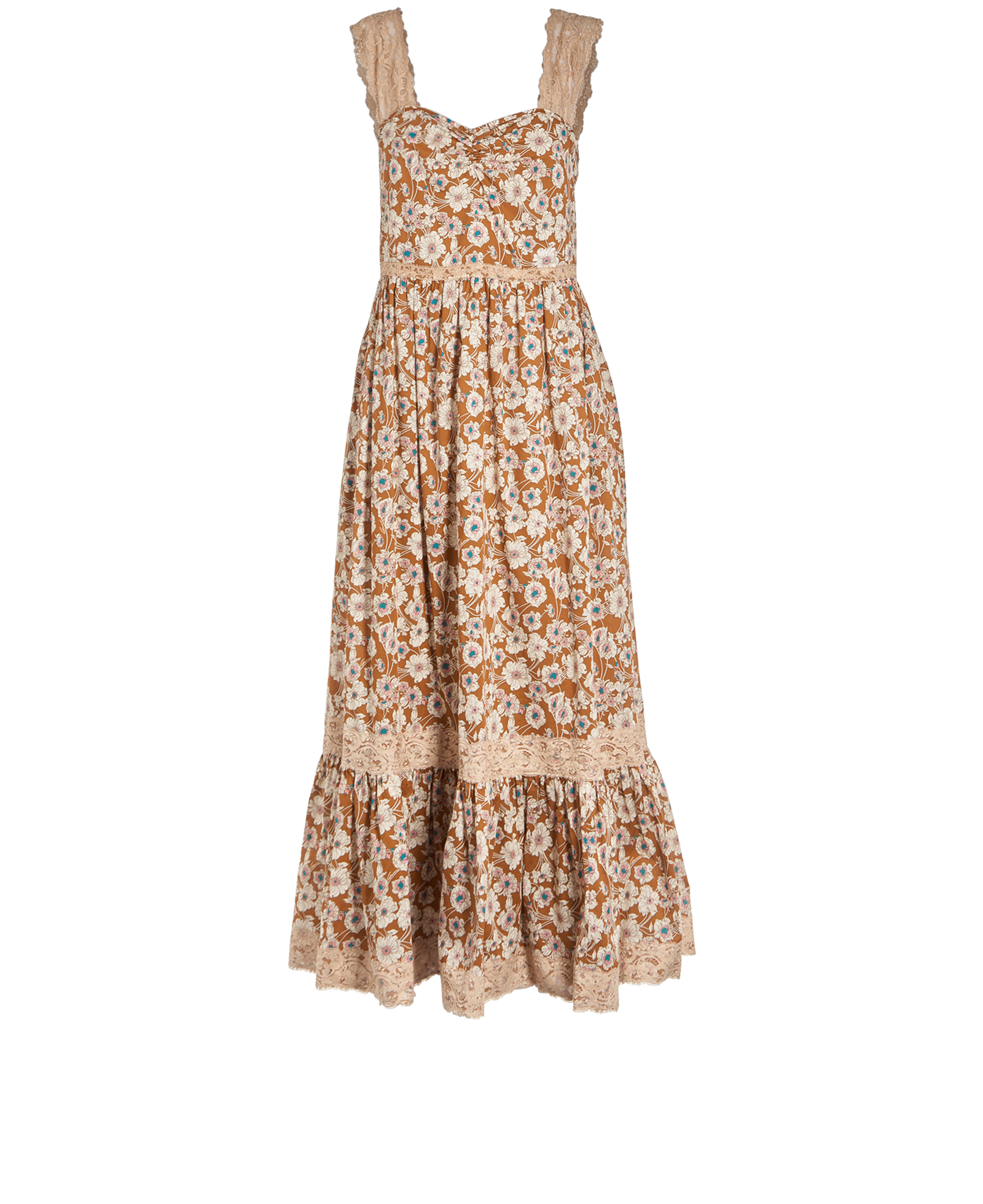 chinese dress ladies Gucci Floral-print Long Dress – Runway Catalog
