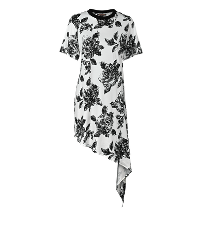 Louis Vuitton Asymmetric Knotted Shirt Dress, £950, Clothing, Black/White, Cotton, Front view