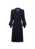 Fendi Long Sleeves Knitted Dress, £490, Clothing, Blue, Viscose, Front view
